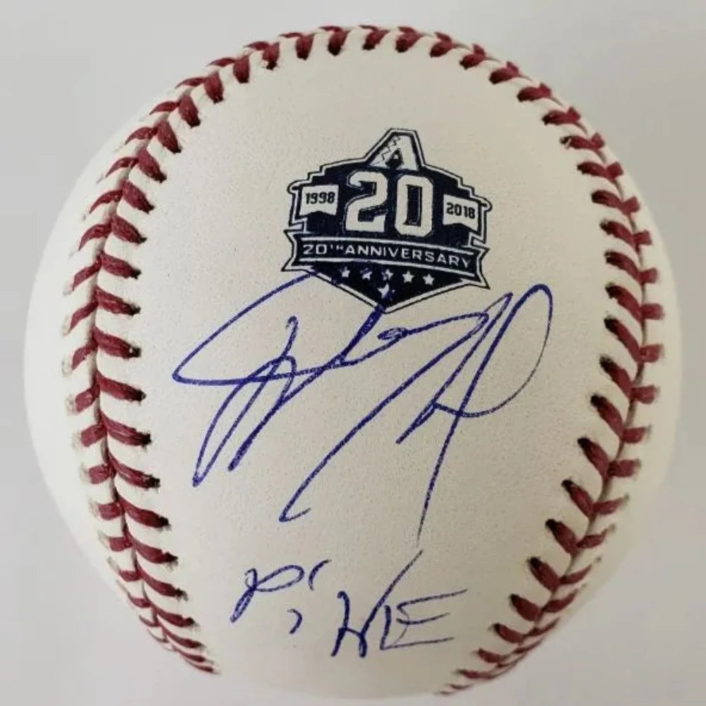 Ketel Marte “Pike” Signed 20th Anniversary OML Baseball (JSA COA & USA SM)