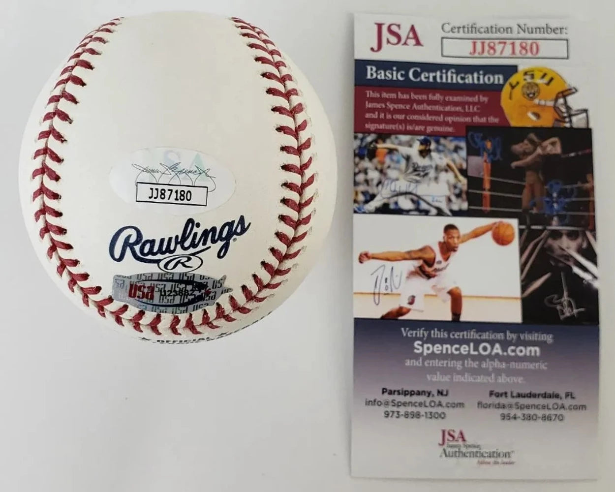 Ketel Marte “Pike” Signed 20th Anniversary OML Baseball (JSA COA &amp; USA SM)