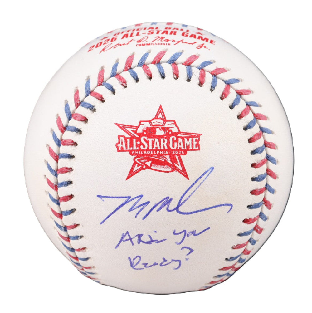 Mason Miller Signed 2026 All-Star Game Baseball Inscribed "Are You Ready?" (Beckett &amp; Prova)
