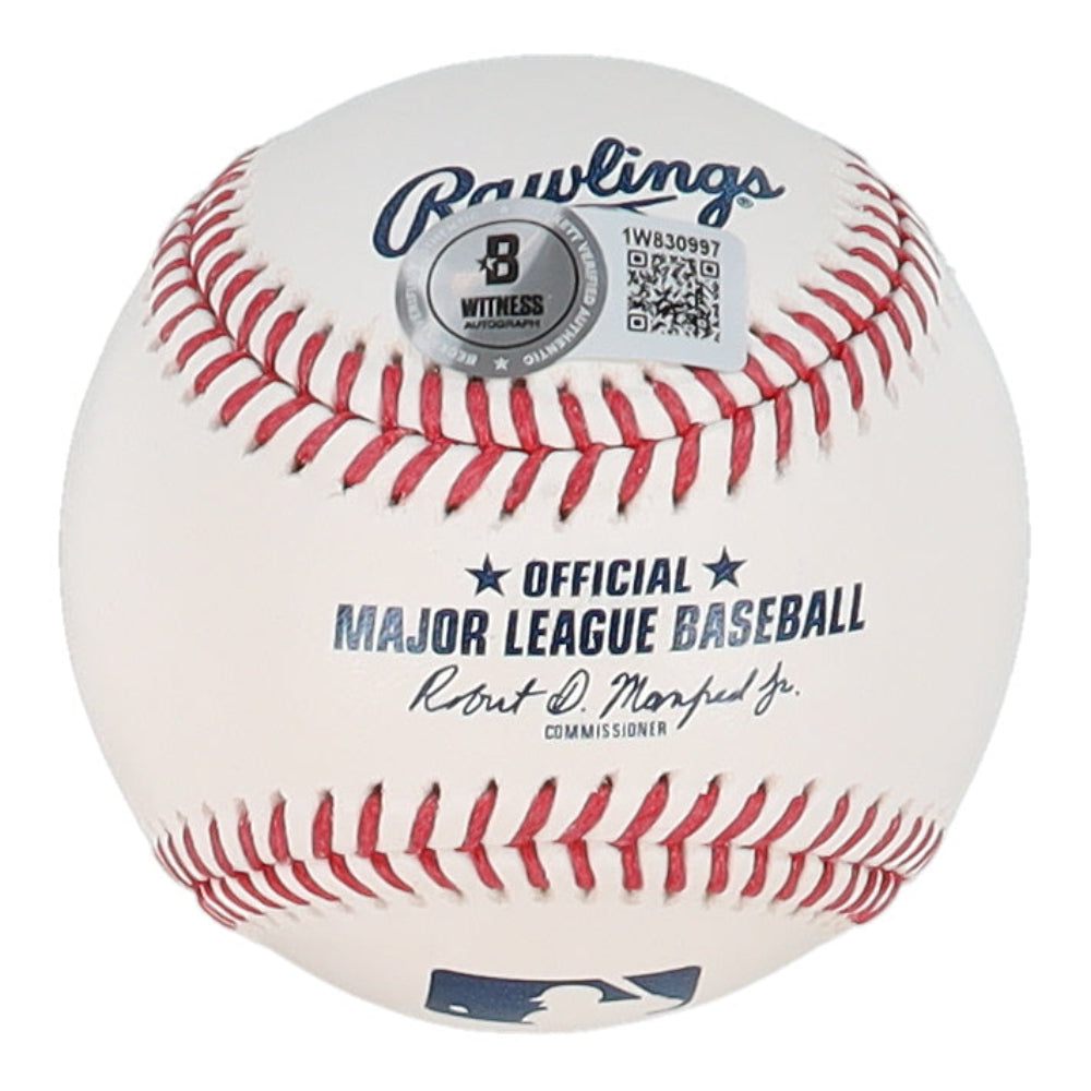 Mason Miller Signed OML Baseball Inscribed "The Reaper" (Beckett)