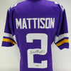 Alexander Mattison Signed Minnesota Vikings Custom Jersey (Players Ink Certified)