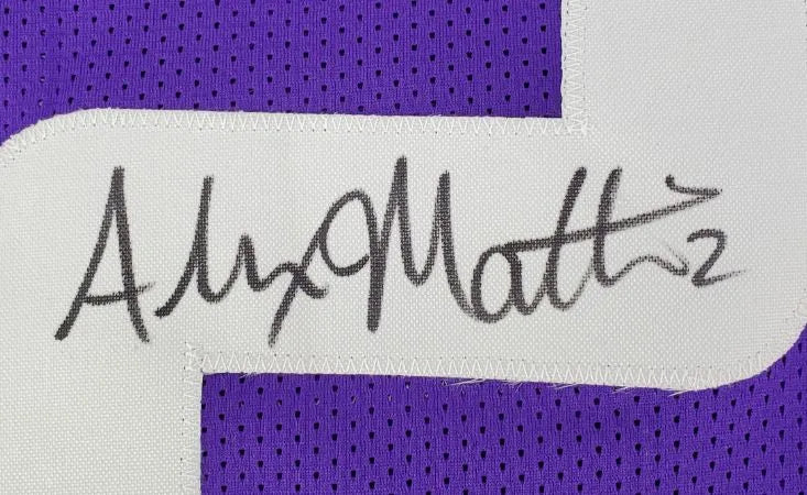Alexander Mattison Signed Minnesota Vikings Jersey (Players Ink Certified)