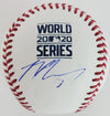 Max Muncy Signed 2020 World Series OML Baseball (JSA COA)