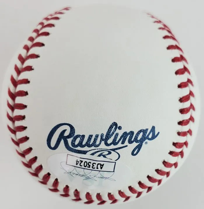 Max Muncy Signed 2020 World Series OML Baseball (JSA COA)