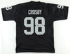 Maxx Crosby Signed Black/Gray Jersey (OKAuthentics)