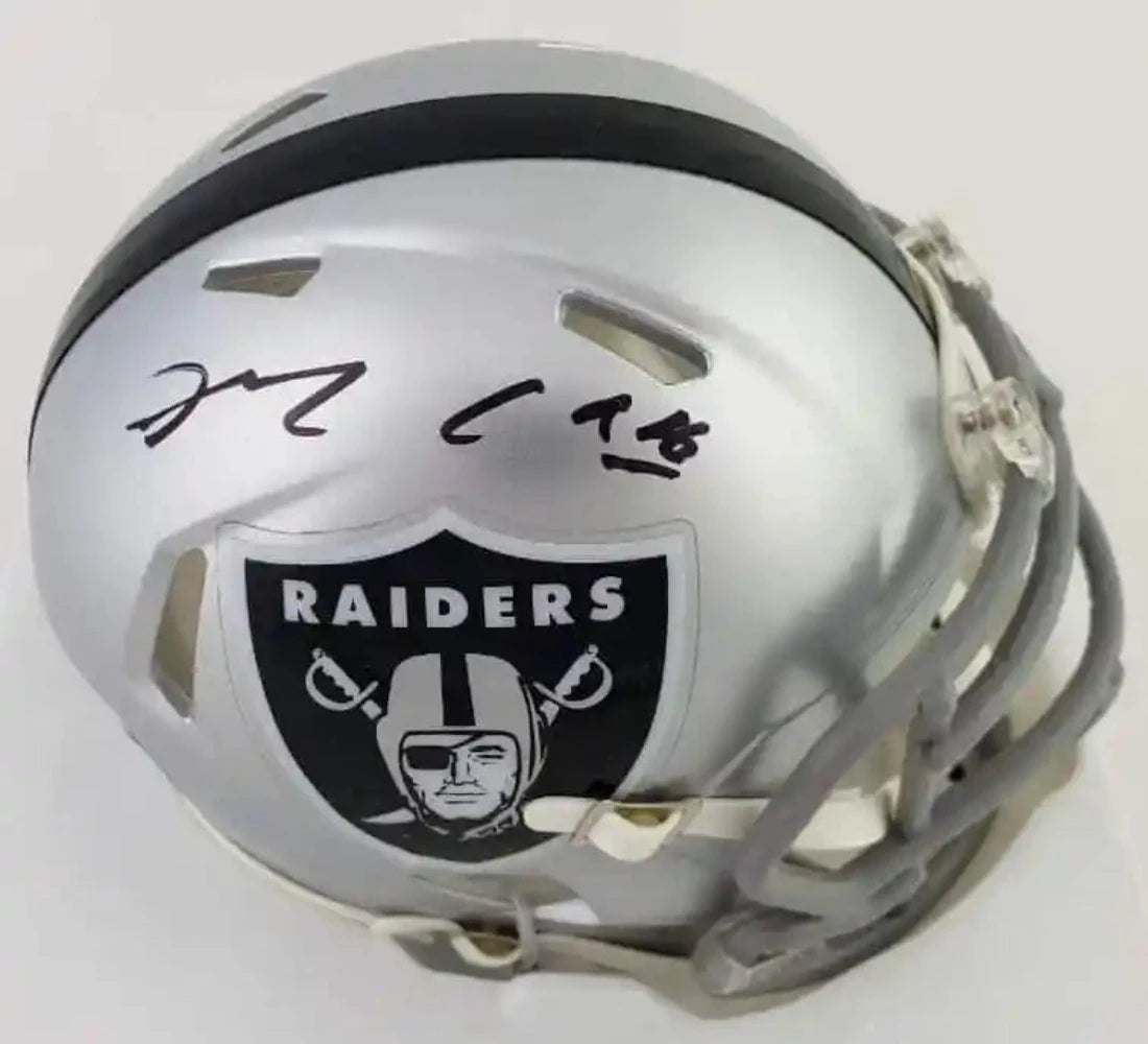 Maxx Crosby Signed Las Vegas Raiders Speed Mini Helmet (JSA Witness COA)