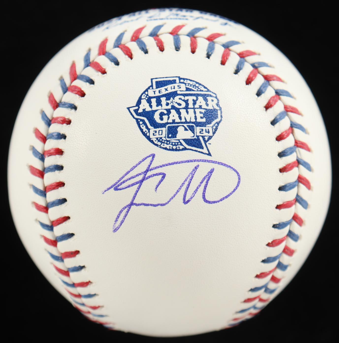 Jackson Merrill Signed OML 2024 All-Star Game Logo Baseball (Beckett)