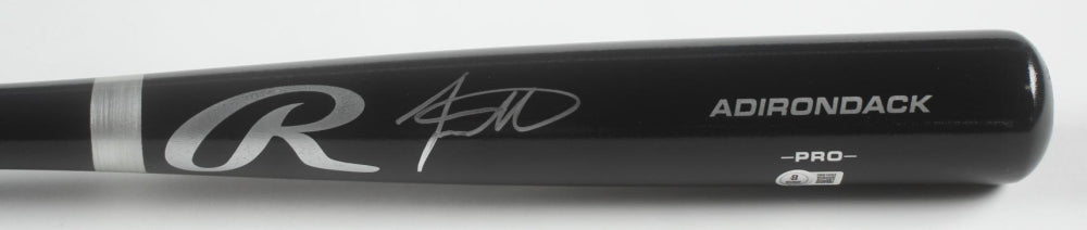Jackson Merrill Signed Rawlings Black Baseball Bat (Beckett)