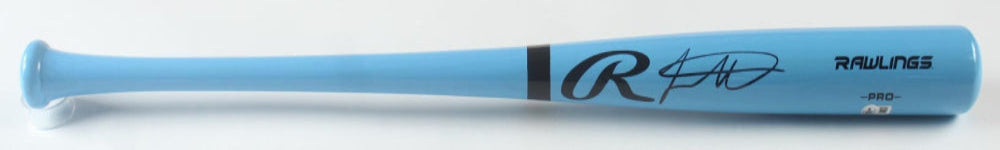 Jackson Merrill Signed Rawlings Blue Baseball Bat (Beckett)