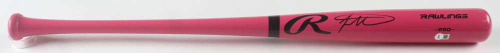 Jackson Merrill Signed Rawlings Pink Baseball Bat (Beckett)