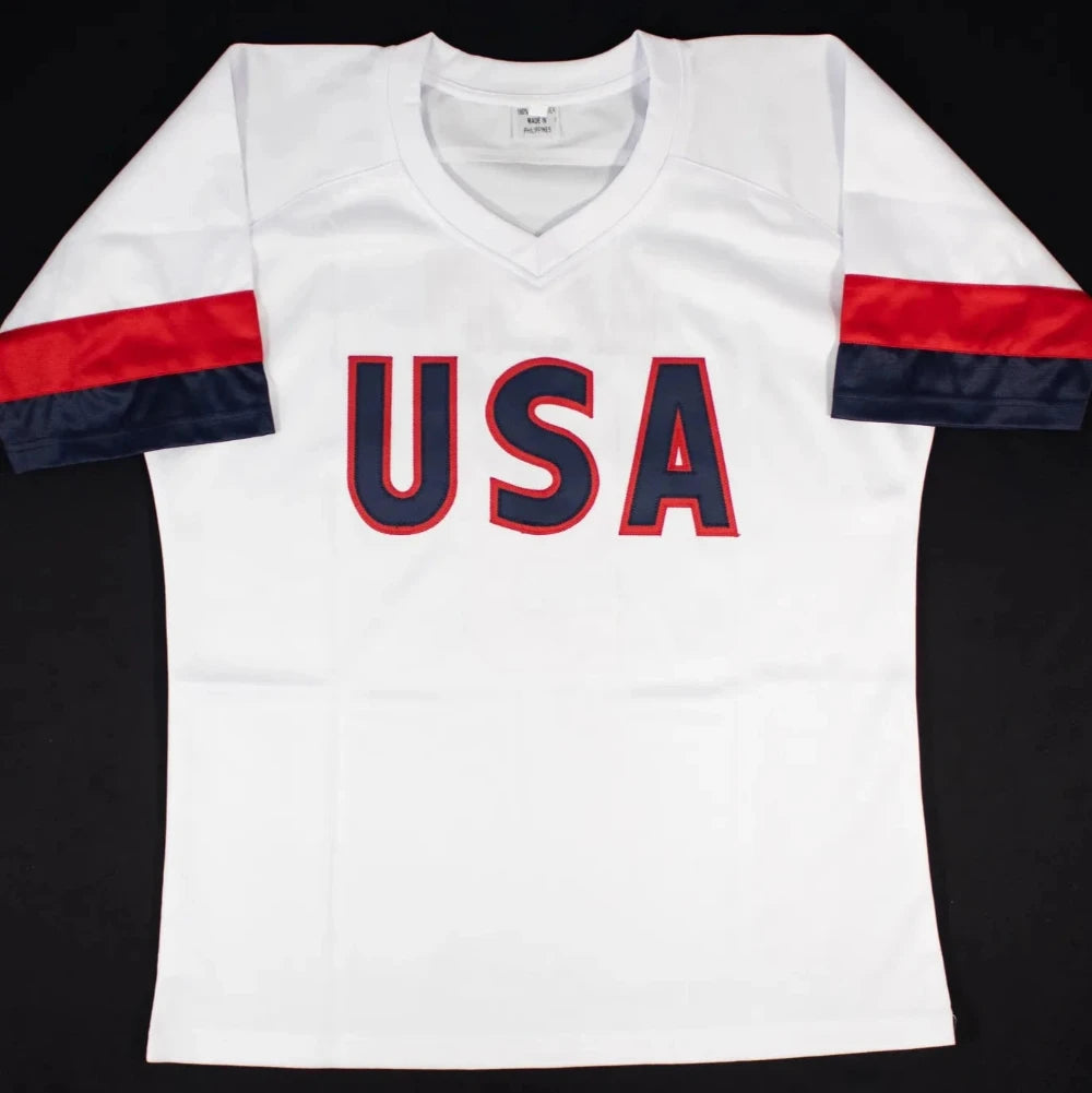 Mia Hamm Signed USWNT White Soccer Jersey (Beckett Witness Certified)