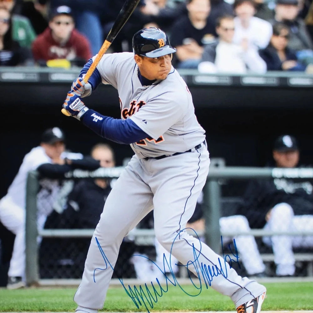 Miguel Cabrera Signed Detroit Tigers 16×20 Photo (3) (Beckett Witness Certified & USA SM COA)