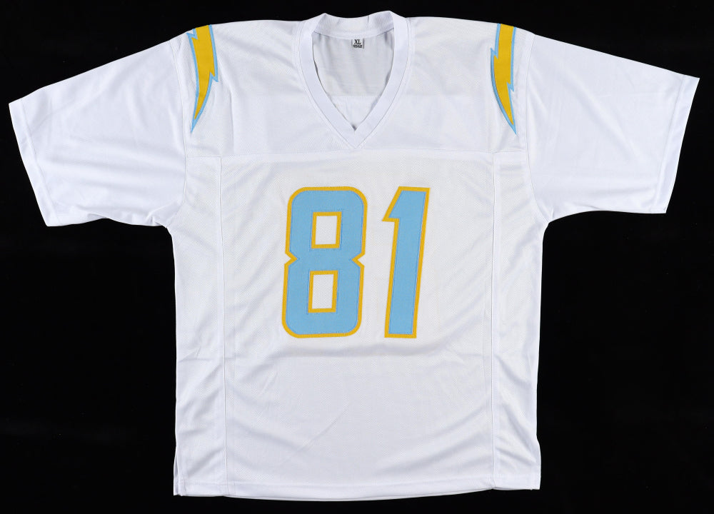 Mike Williams Signed White LA Chargers Jersey (Beckett)