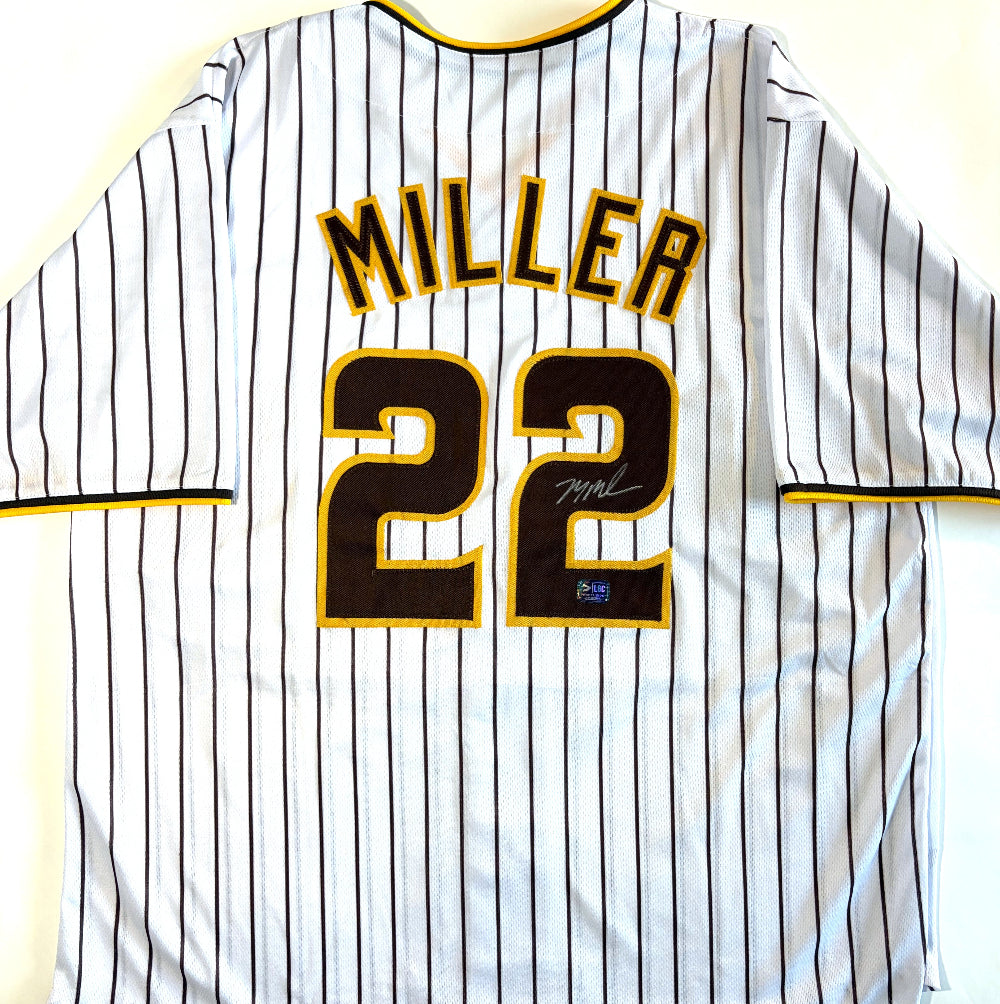 Mason Miller Signed White Padres Jersey (Prova)