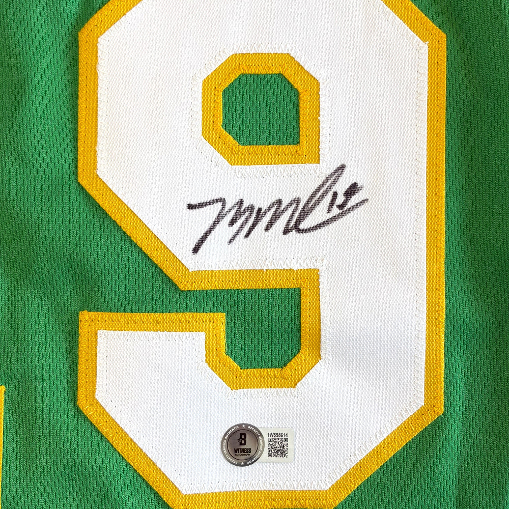 Mason Miller Signed Sacramento A's Green Jersey (Beckett)