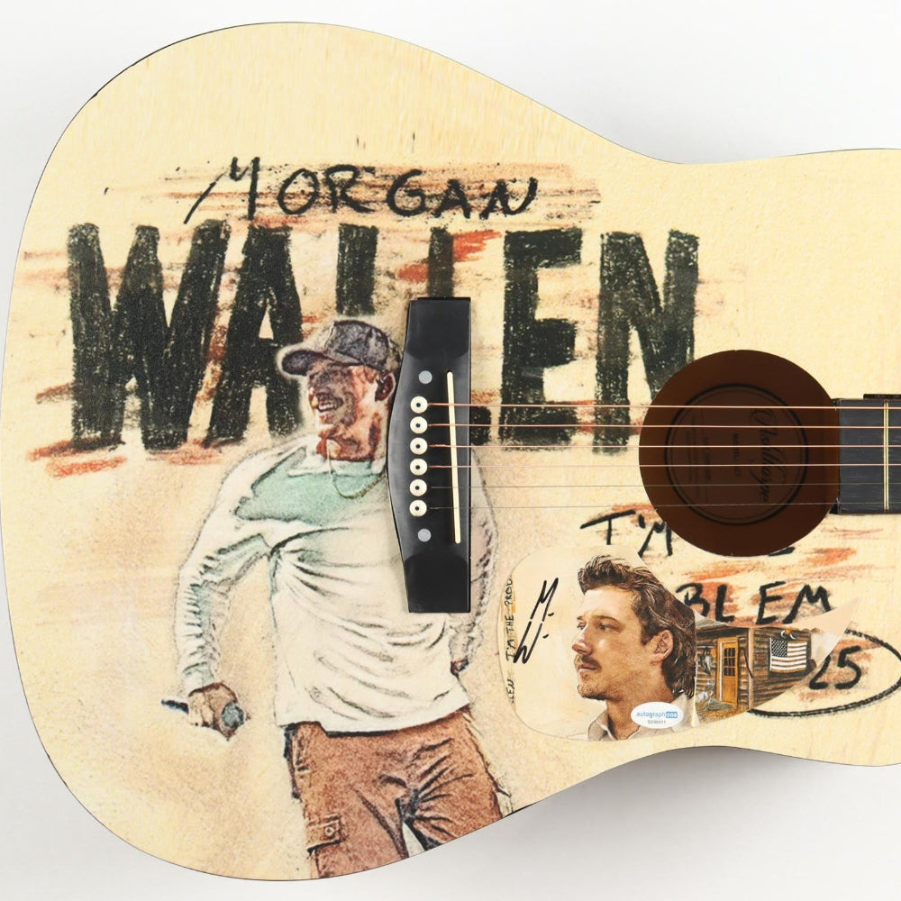 Morgan Wallen Signed 38" Acoustic Guitar (JSA)