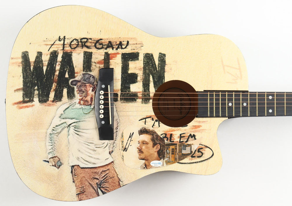 Morgan Wallen Signed 38" Acoustic Guitar (JSA)