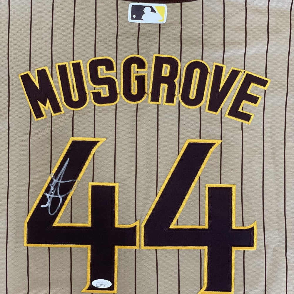 Joe Musgrove Signed San Diego Padres Tan Nike Jersey (JSA)