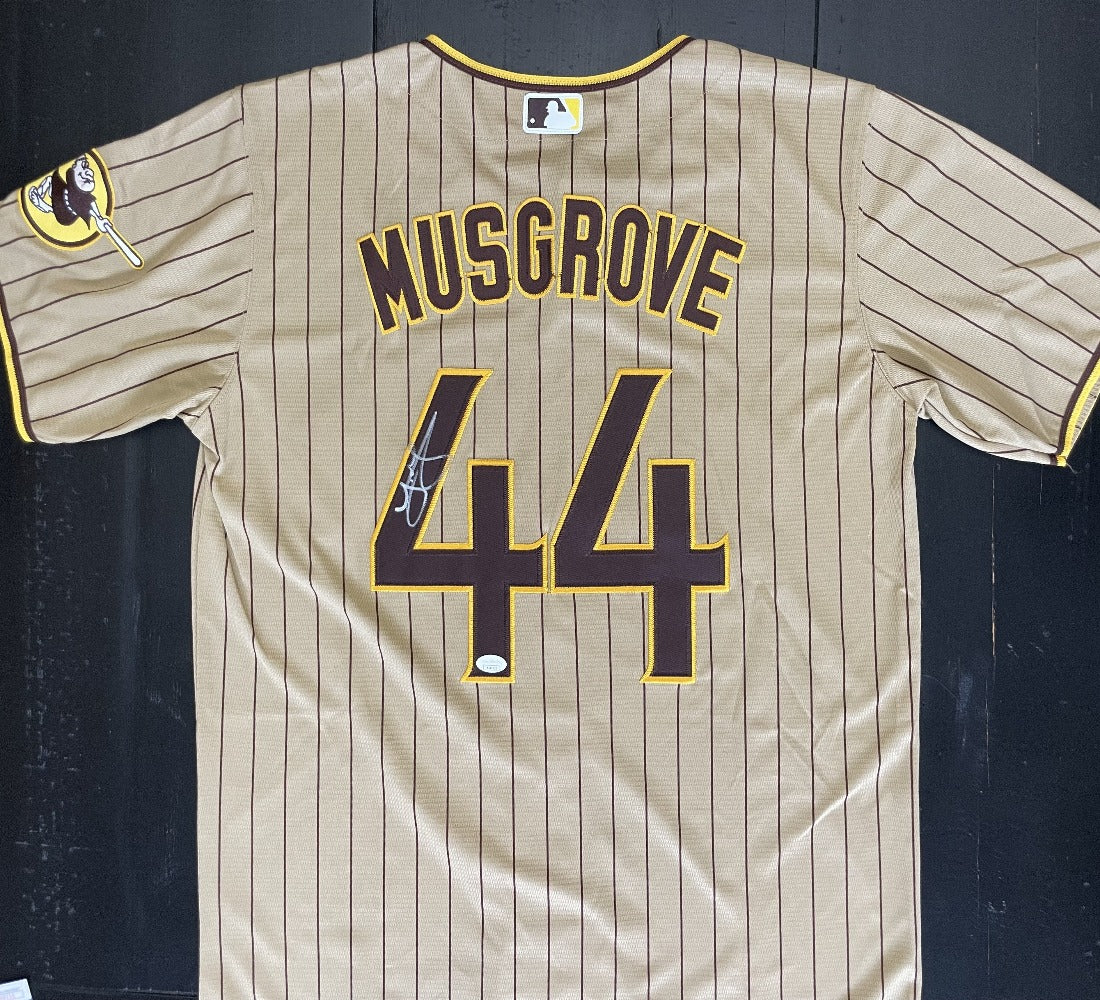 Joe Musgrove Signed San Diego Padres Tan Nike Jersey (JSA)