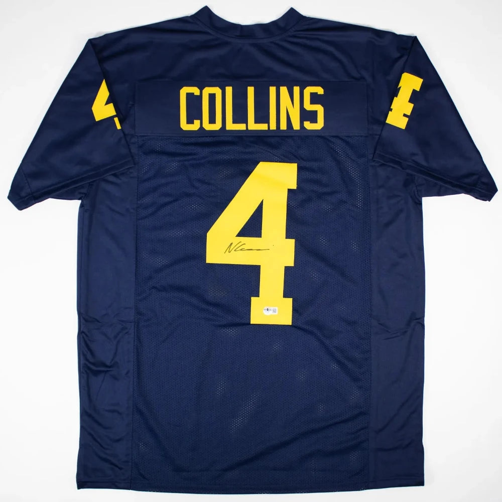 Nico Collins Signed Michigan Wolverines Jersey (Beckett)