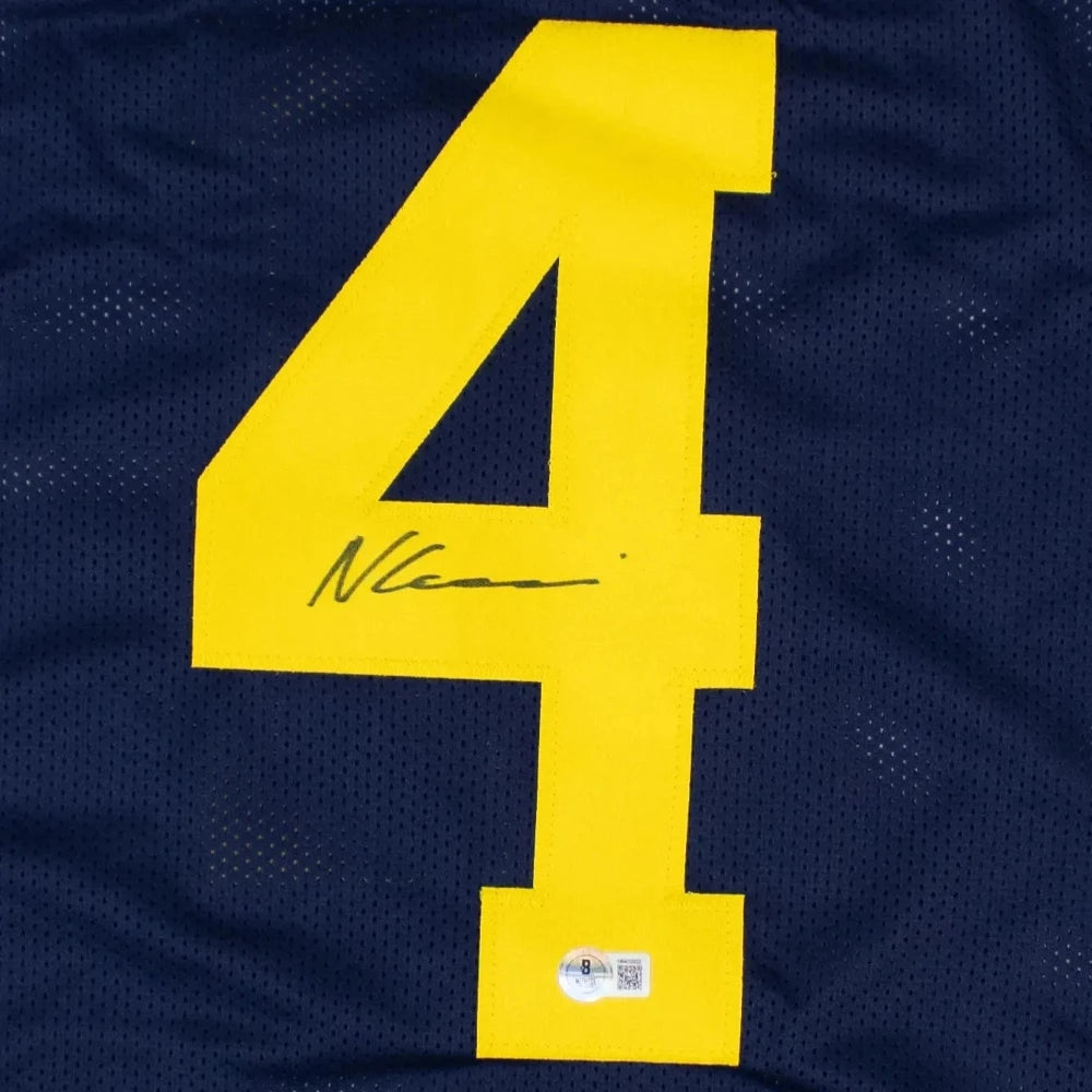 Nico Collins Signed Michigan Wolverines Jersey (Beckett)