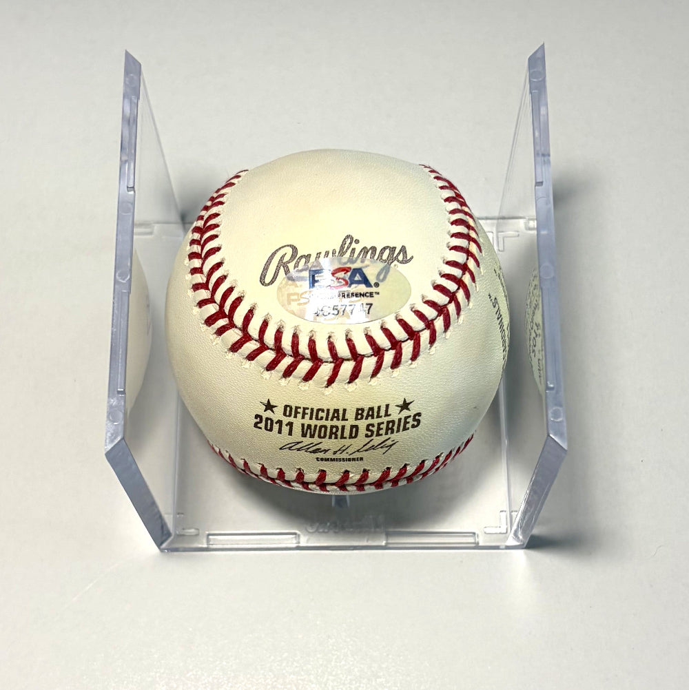 Nolan Ryan Signed 2011 World Series Baseball (PSA)