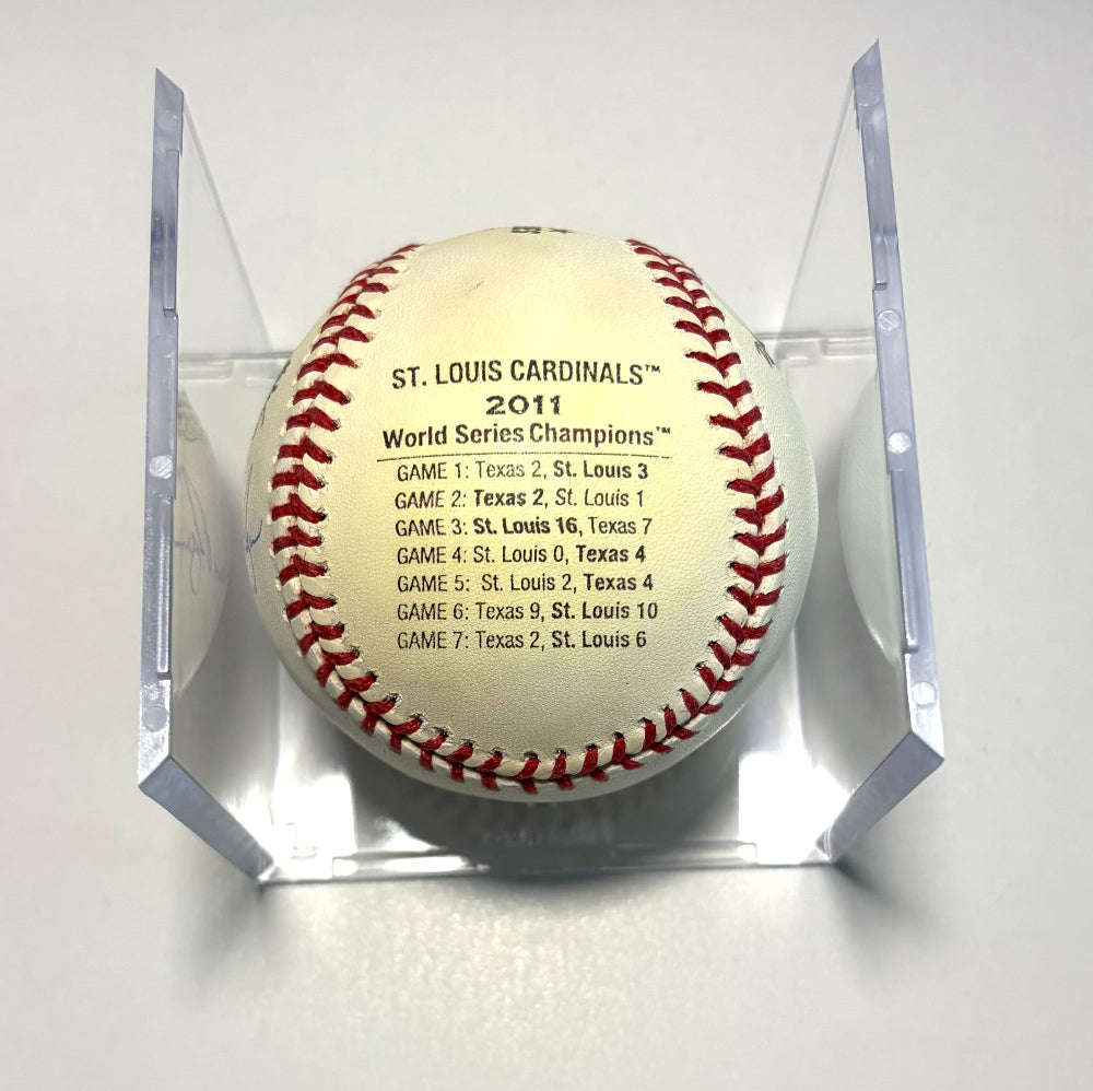 Nolan Ryan Signed 2011 World Series Baseball (PSA)