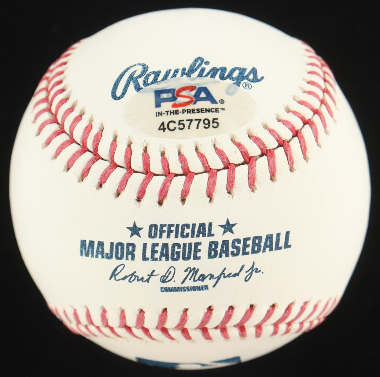 Nolan Ryan Signed OML Baseball (PSA)