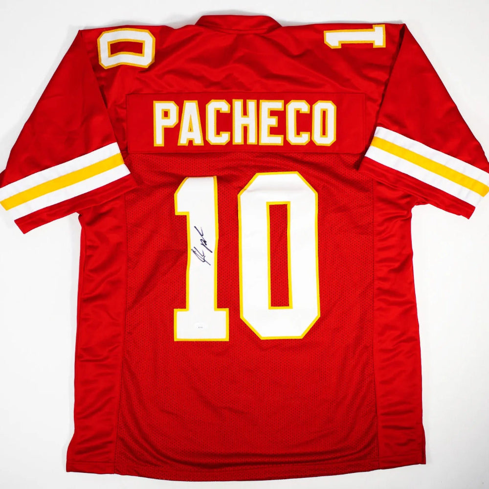 Isiah Pacheco Signed Kansas City Chiefs Red Jersey (JSA Hologram)