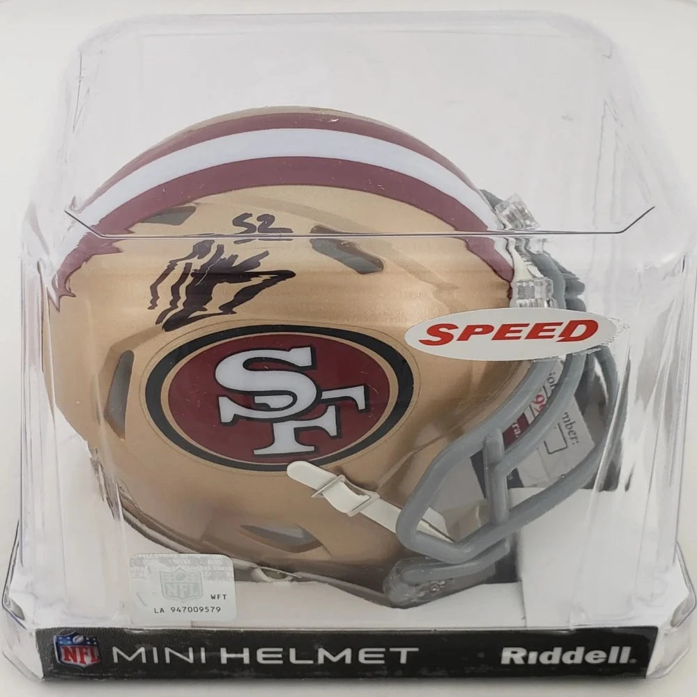 Patrick Willis Signed San Francisco 49ers Speed Mini Helmet (JSA Witness COA)
