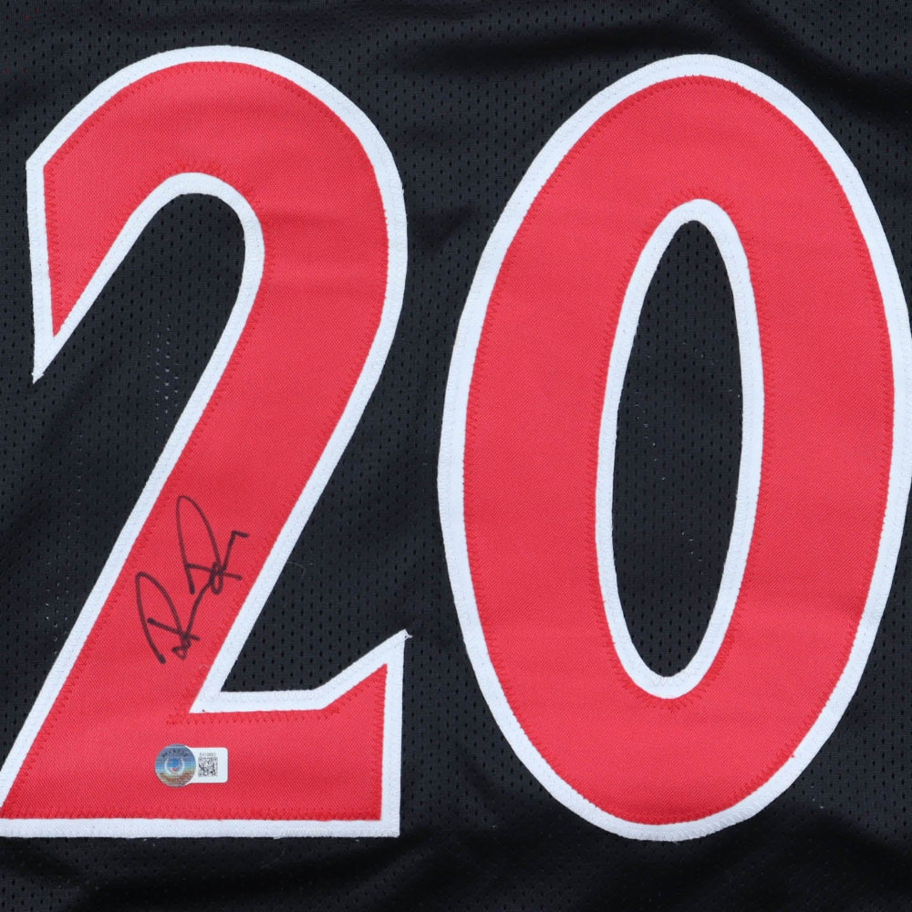 Rashaad Penny Signed Black Aztecs Jersey (Beckett)