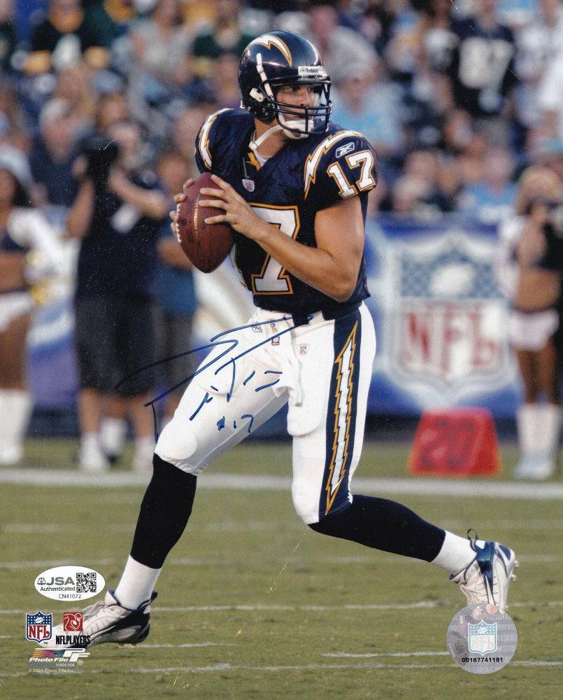 Philip Rivers Signed San Diego Chargers 8x10 Photo (JSA)