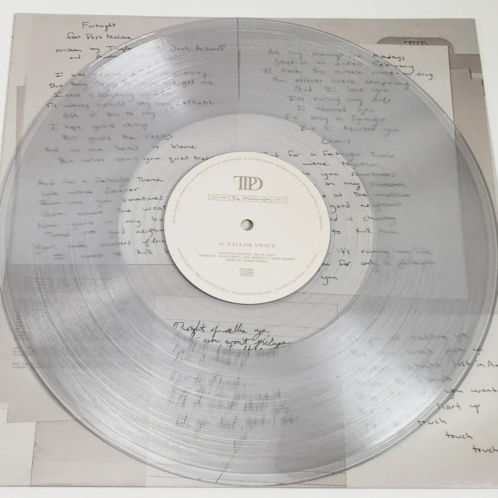 Post Malone Signed ‘The Tortured Poets Department’ Taylor Swift Album Cover w/ Original Vinyl Record (JSA COA)