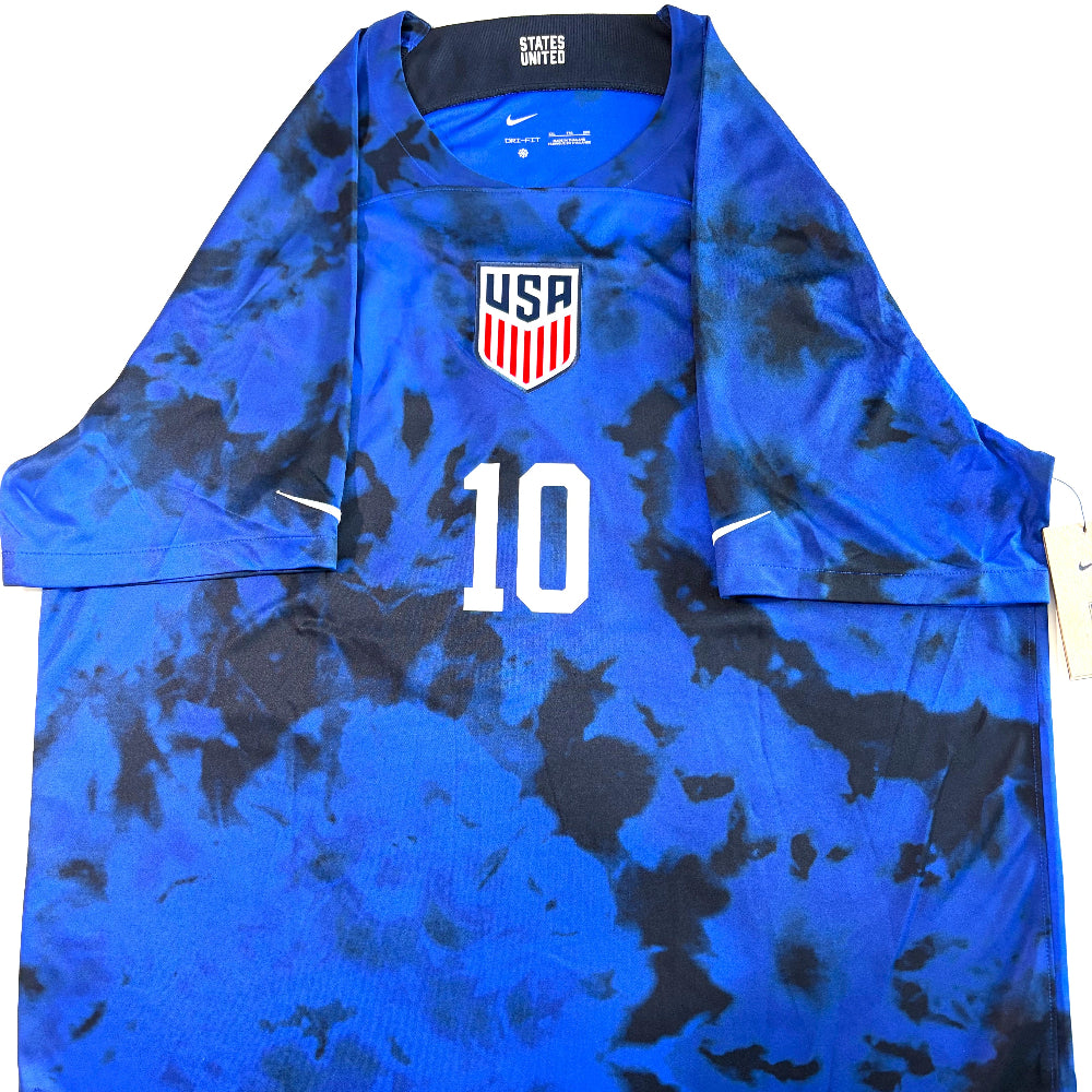 Christian Pulisic Signed Nike Team USA Blue Jersey (Beckett)