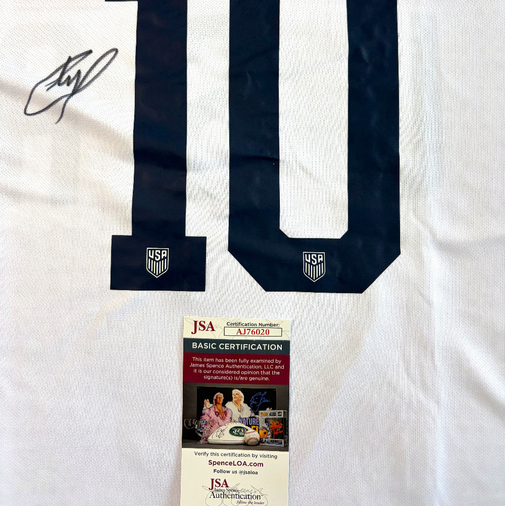 Christian Pulisic Signed Team USA Jersey (JSA)