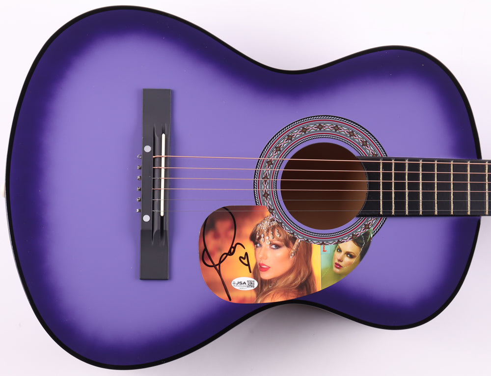 Taylor Swift Signed 38” Acoustic Purple Guitar (JSA Hologram)
