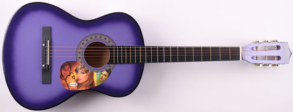 Taylor Swift Signed 38” Acoustic Purple Guitar (JSA Hologram)
