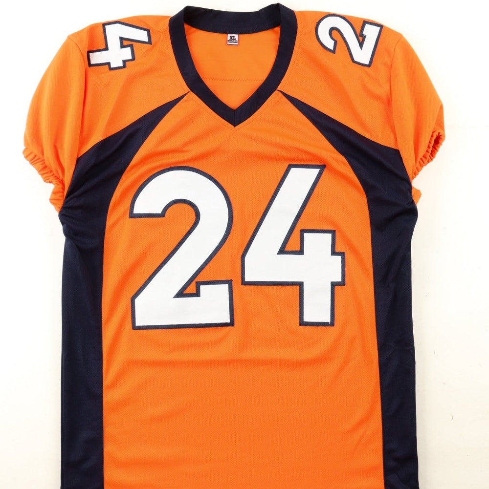 RJ Harvey Signed Orange Broncos Jersey (JSA)