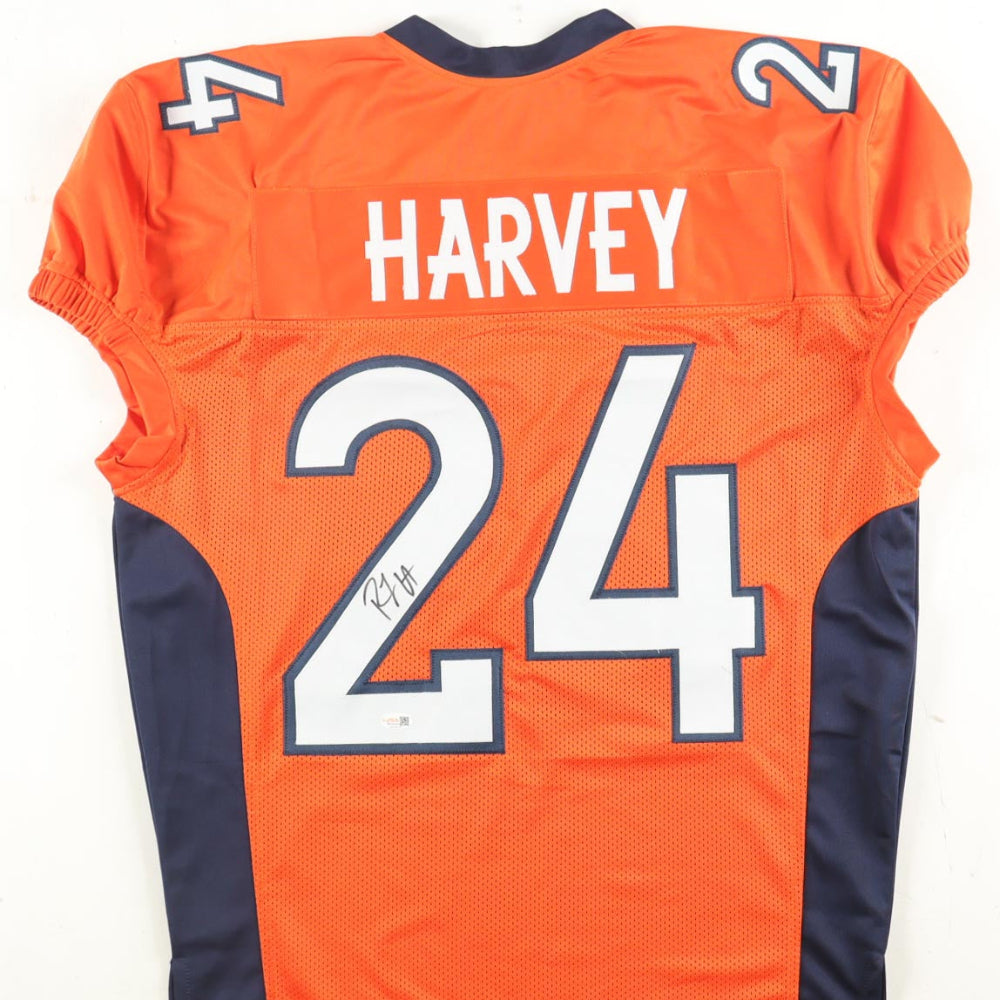 RJ Harvey Signed Orange Broncos Jersey (JSA) (2)