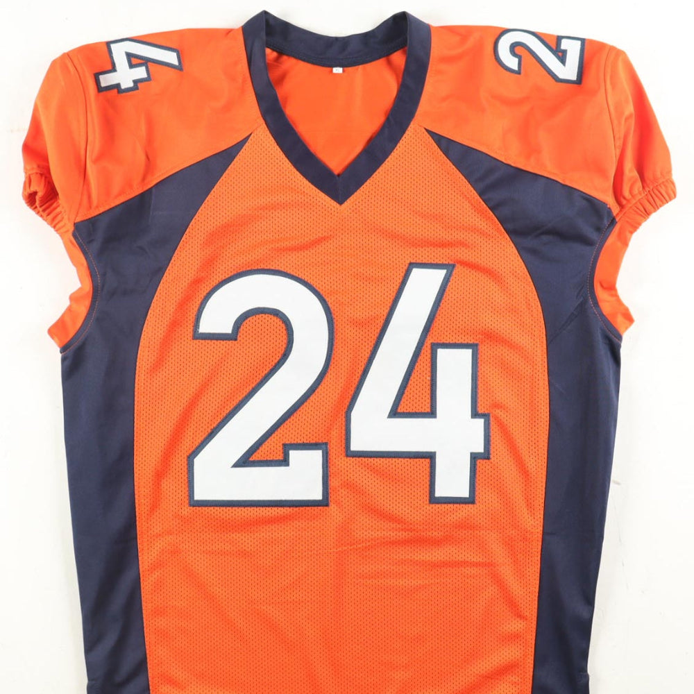 RJ Harvey Signed Orange Broncos Jersey (JSA) (2)