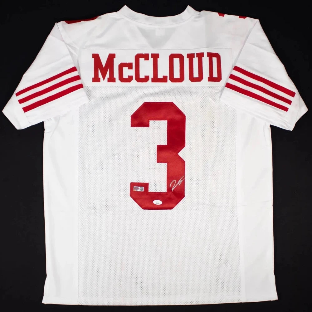 Ray-Ray McCloud III Signed San Francisco 49ers White Jersey (JSA Witness COA)