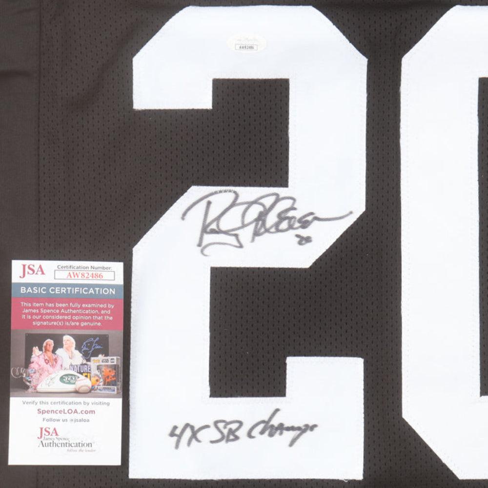 Rocky Bleier “4x SB Champs” Signed Pittsburgh Steelers Jersey (JSA COA)