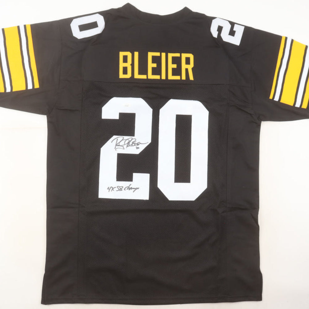 Rocky Bleier “4x SB Champs” Signed Pittsburgh Steelers Jersey (JSA COA)