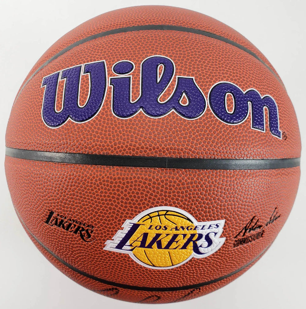 Dennis Rodman Signed Wilson Los Angeles Lakers Logo Basketball (PIA Certified)