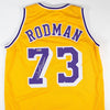 Dennis Rodman Signed Los Angeles Lakers Jersey (Beckett Witness Certified)