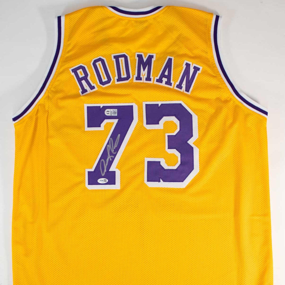 Dennis Rodman Signed Los Angeles Lakers Jersey (JSA Certified)