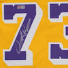 Dennis Rodman Signed Los Angeles Lakers Jersey (Beckett Witness Certified)