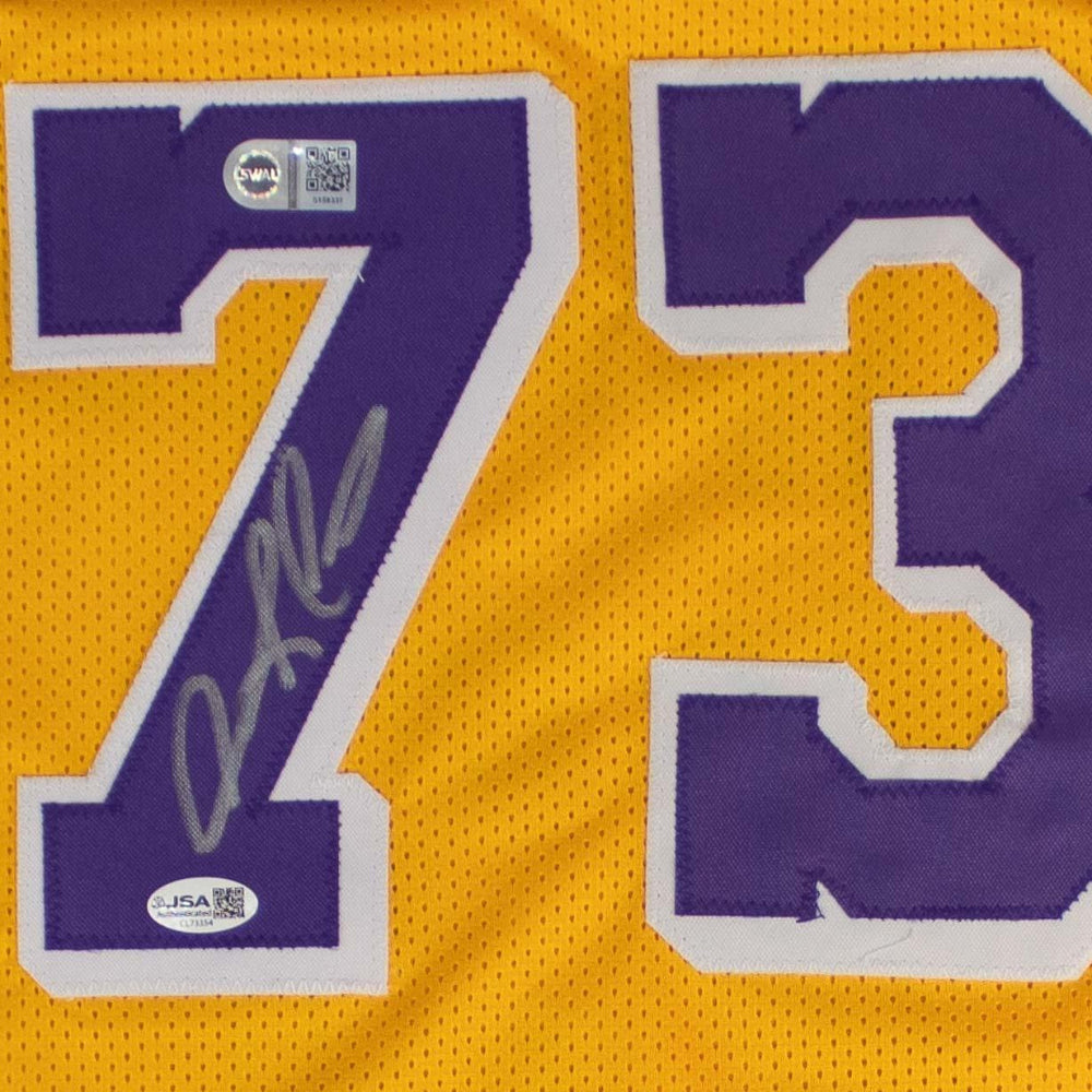Dennis Rodman Signed Los Angeles Lakers Jersey (JSA Certified)
