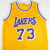 Dennis Rodman Signed Los Angeles Lakers Jersey (Beckett Witness Certified)