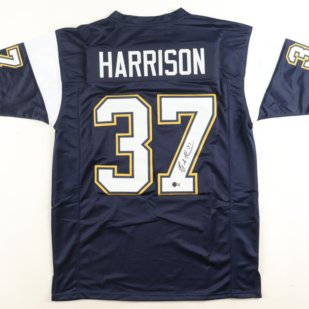 Rodney Harrison Signed Chargers Jersey (Beckett)